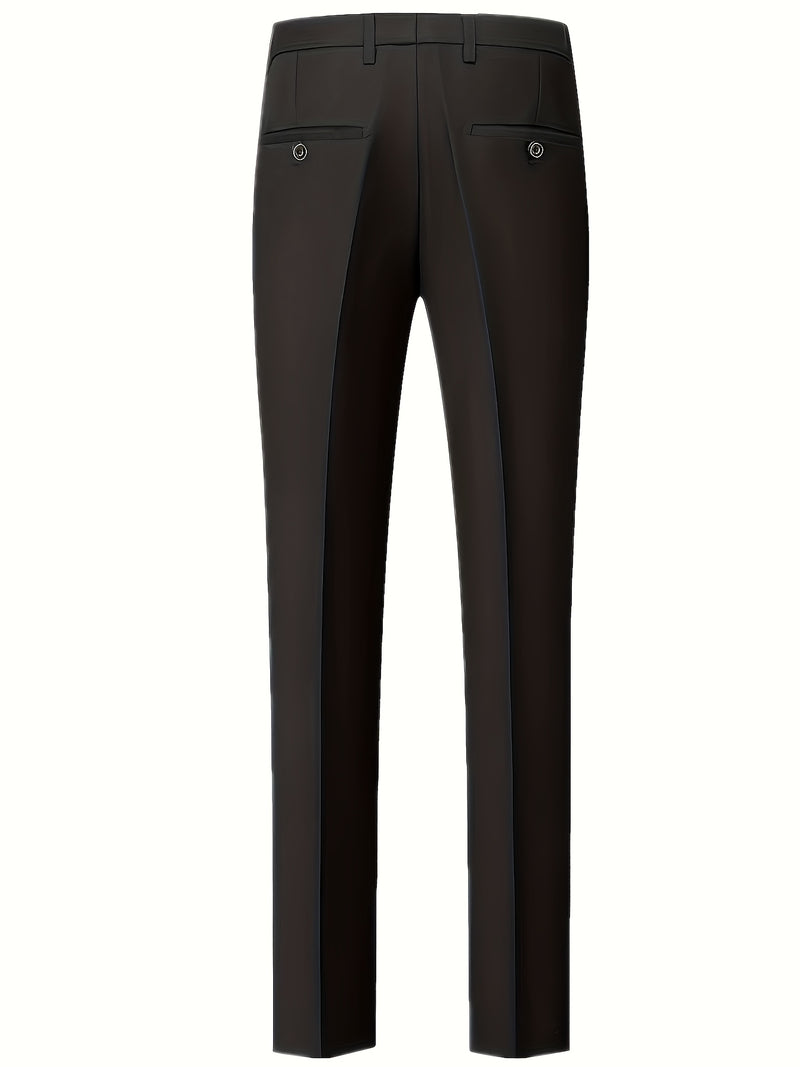 Men's 2pcs Wedding Suit Set Slim Fit Business Suit Jacket,Classic Pants.