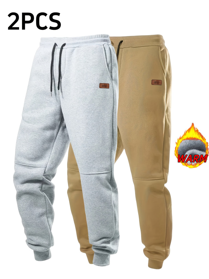 2pcs Men's Autumn Winter Casual Pants.