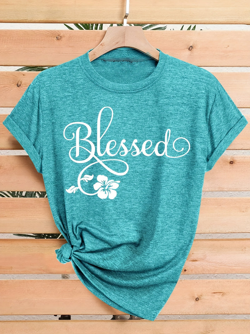 Women's Casual Short Sleeve T-Shirt.