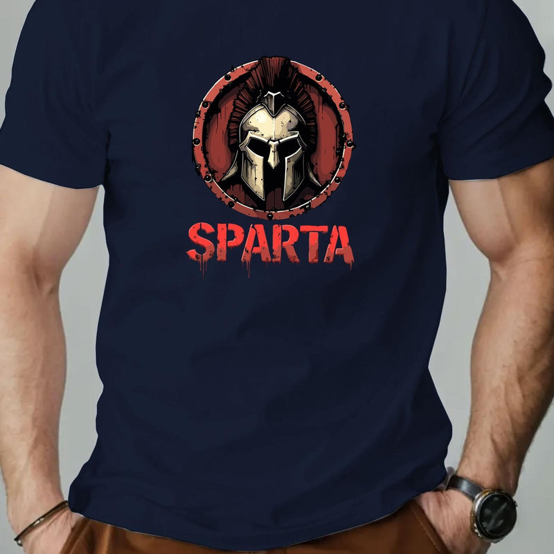 Men's Casual Crew Neck Short Sleeve T-Shirt.