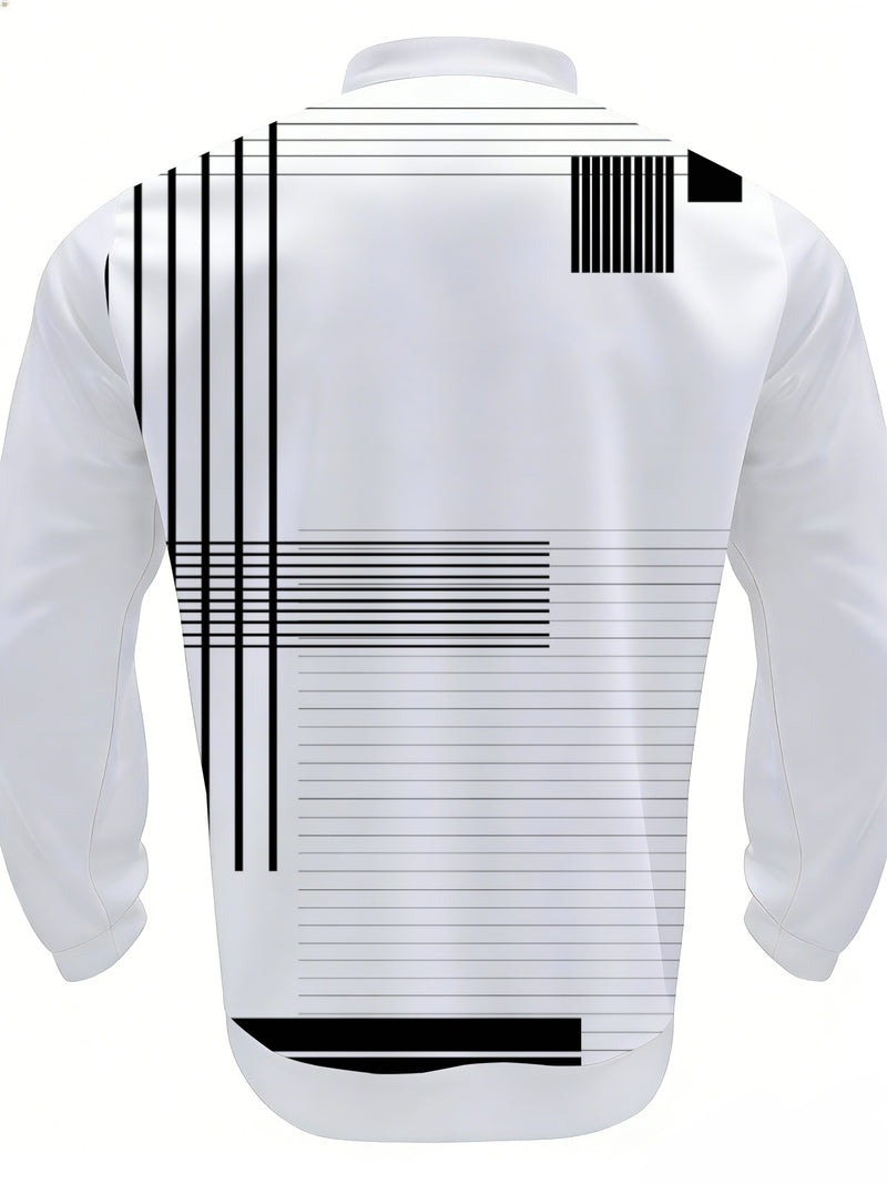 Men’s Zipper Shirt And Casual Sports Suit.