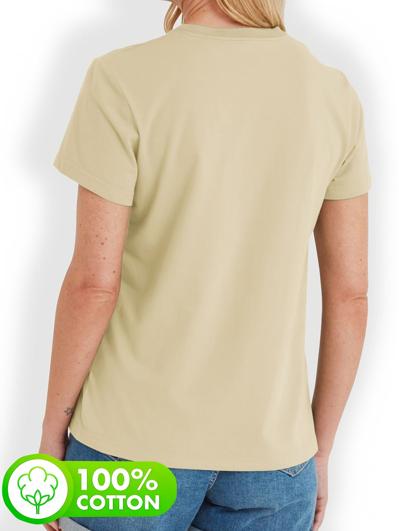 Women’s Short-Sleeve Round Neck T-Shirt.