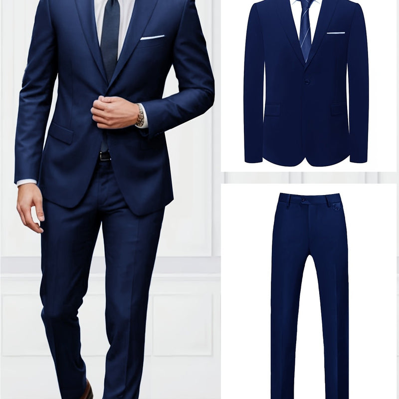 Men's Fashionable Suit + Trousers 2pcs Set.
