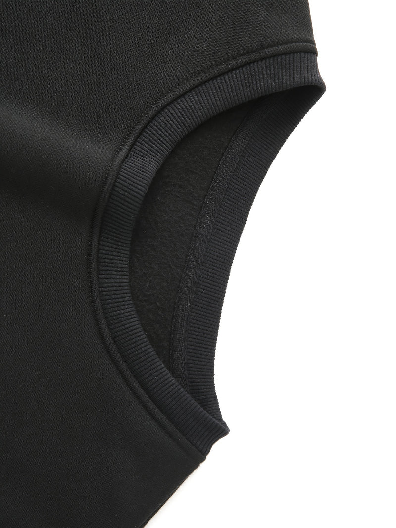 3pcs mixed color Men's autumn and winter round neck sweatshirt.