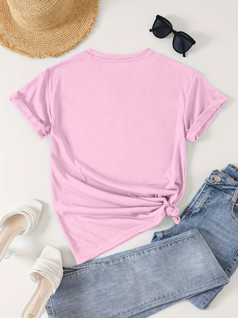 Women’s Casual Short Sleeve T-Shirt.