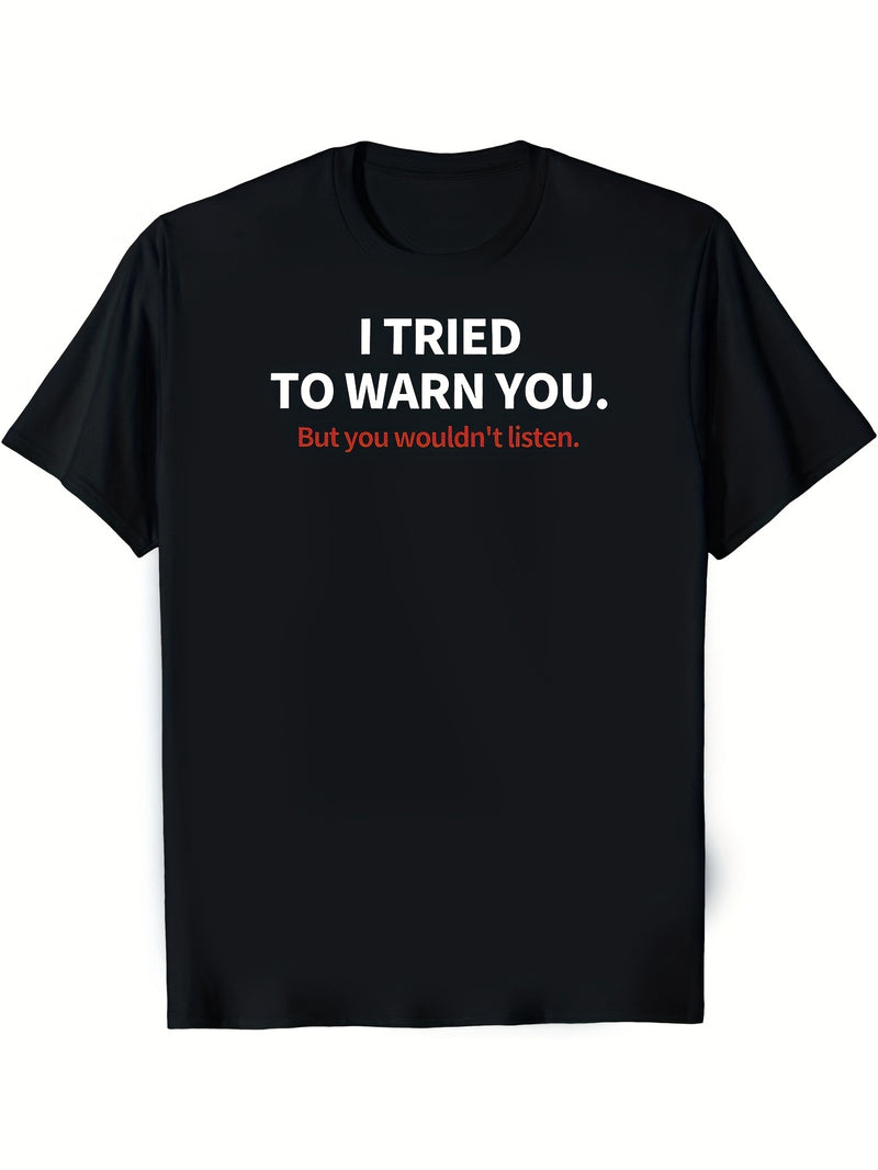 Men's Graphic Cotton T-shirt.