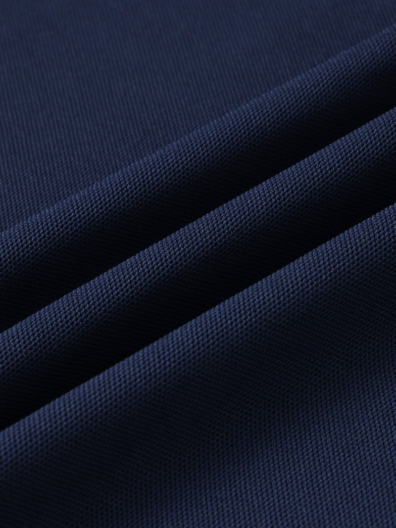 Men's Outdoor Golf and Equestrian Lapel Polo Shirt, Long Sleeve.