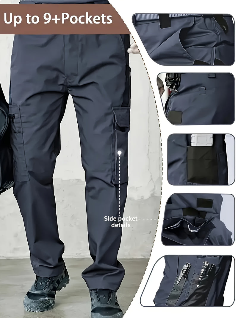 Men's Tactical Outdoor Pants - Durable Multi-Pocket Design for Hiking.