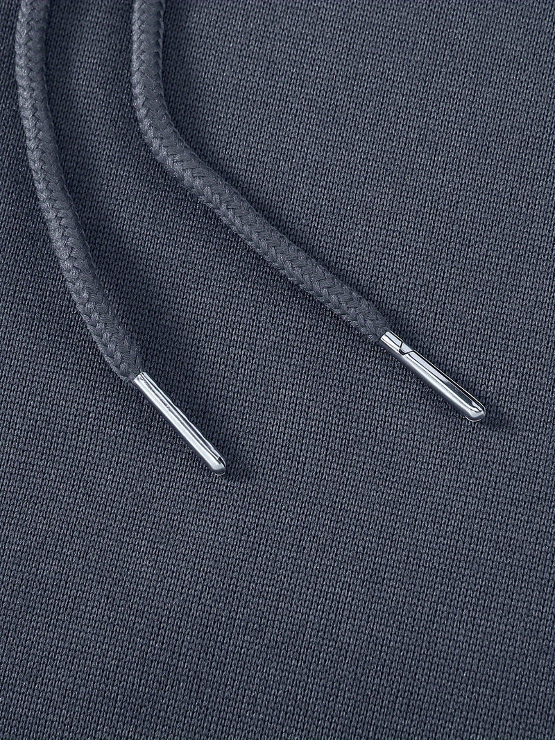 Men's Casual Polyester Hoodie.