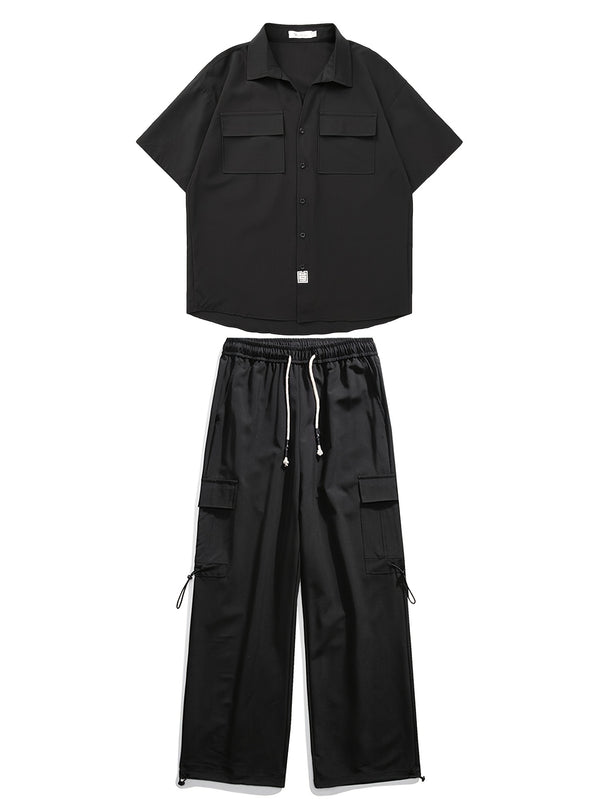 A Two-Piece Men's Casual Outfit.