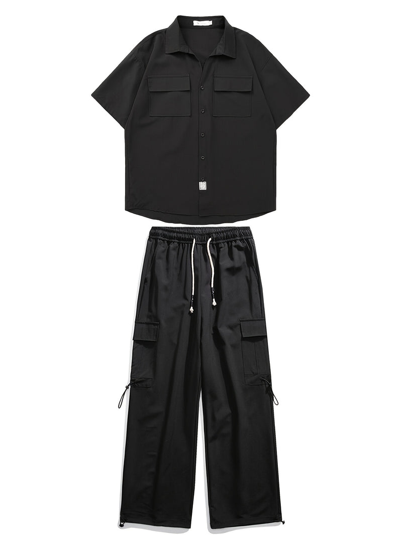 A Two-Piece Men's Casual Outfit.