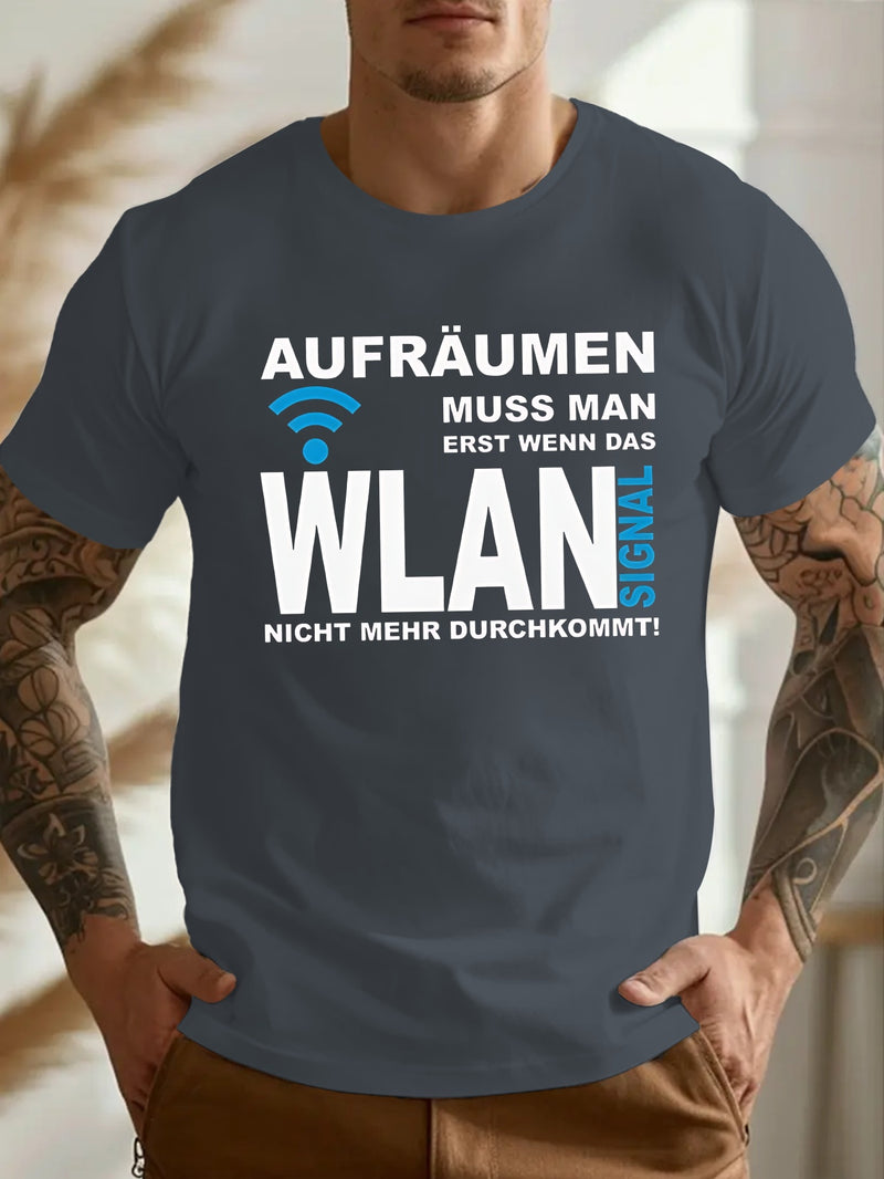 Men’s Fun German Crinkle Plus Size T-Shirt.