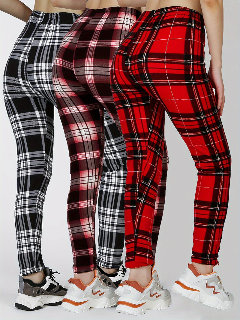 3 Packs Women'S Soft & Stretchy Tight Leggings.