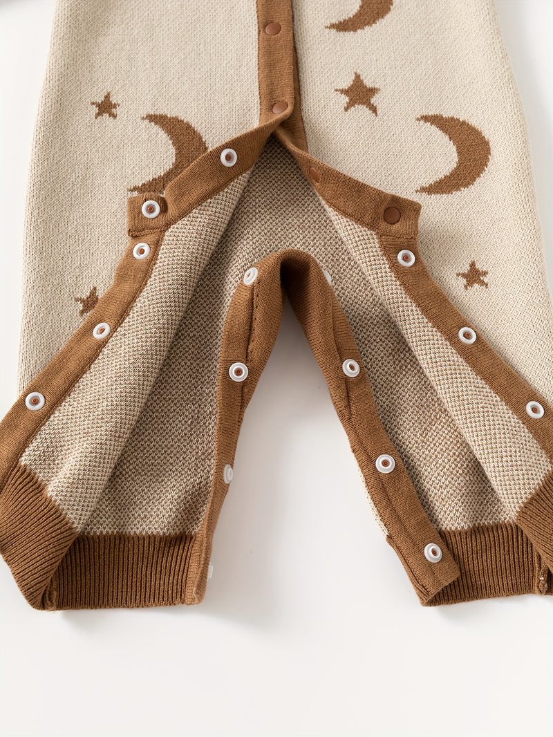 Cute Bohemian Style Children's Knitted Bodysuit Sweater.