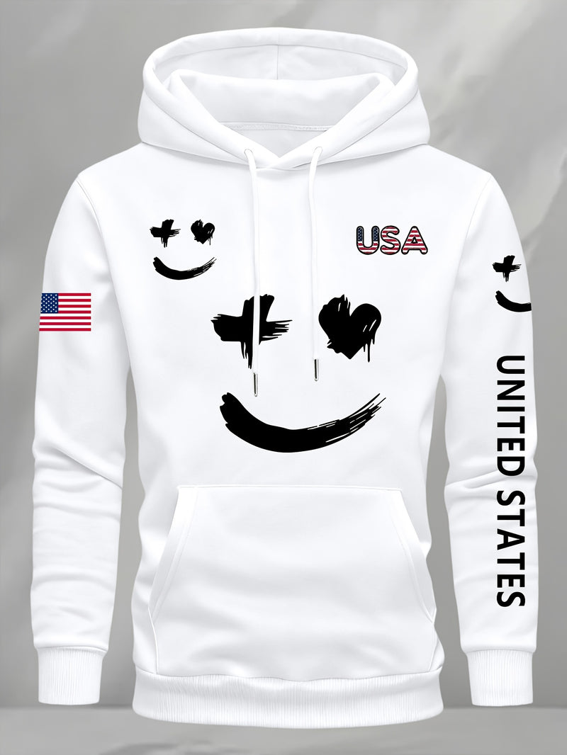 Men's Casual And Versatile Hooded Sweatshirt.