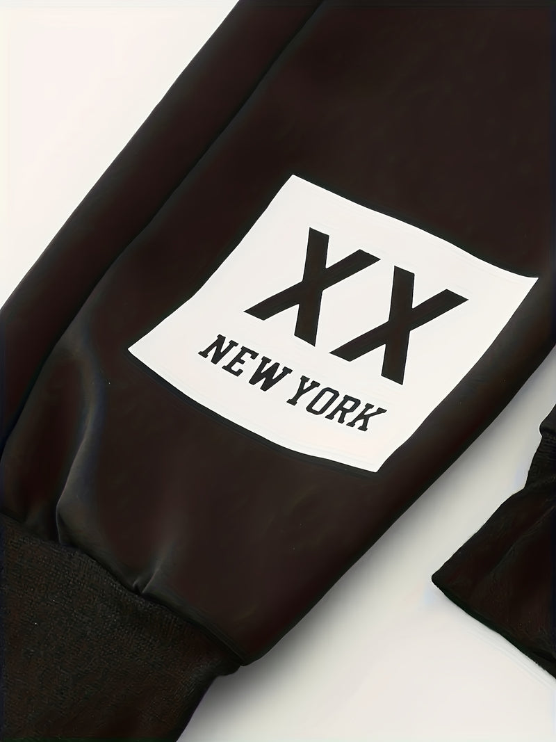 Men's New Fashion Letter Print Trendy Casual Sports Pants.