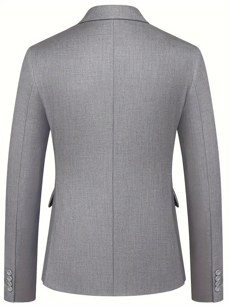 Men'S High-Quality New Two-Piece Suit, Trendy Business Casual Style.