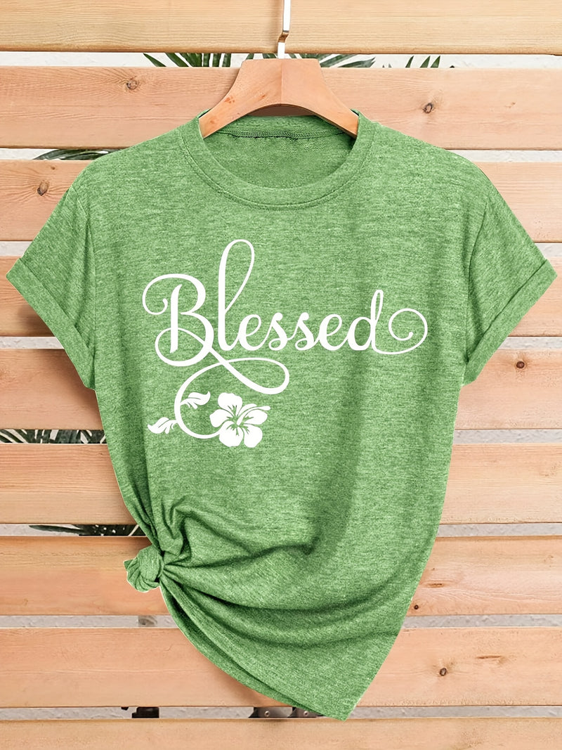 Women's Casual Short Sleeve T-Shirt.