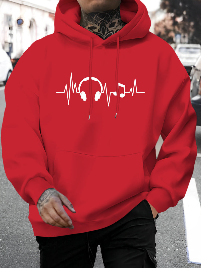Men's New Fashion Hooded Sweatshirt.