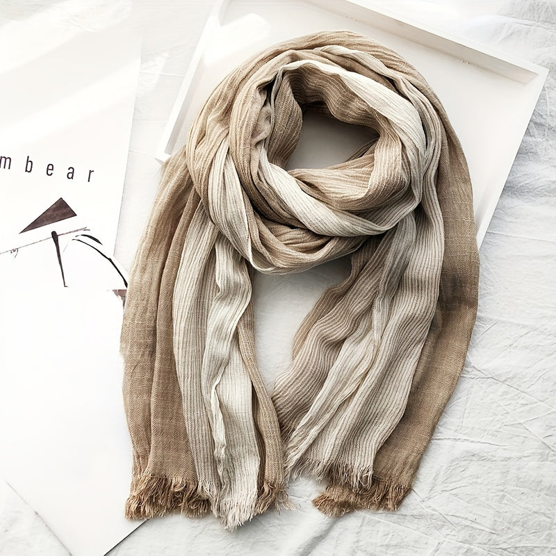 Autumn and Winter Men's Warm Scarf.