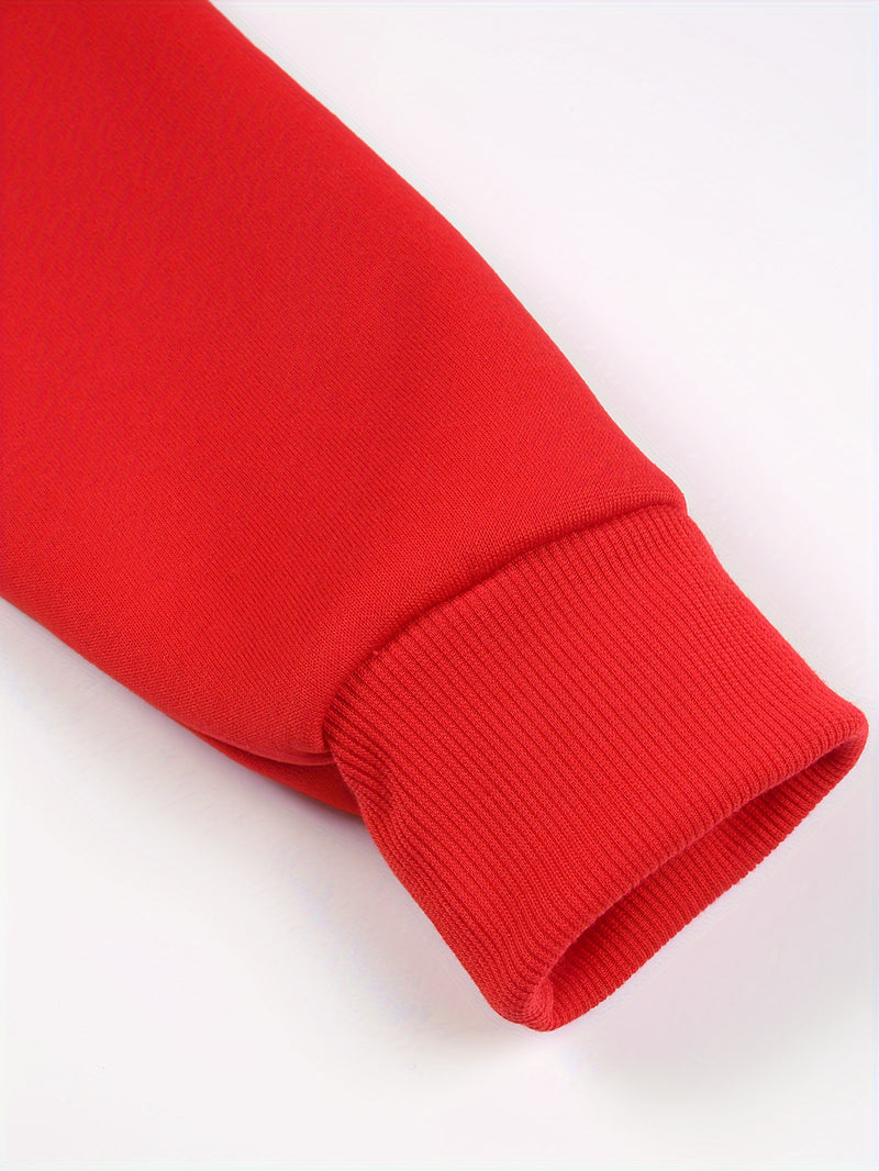 Men's Autumn/Winter Eagle Print Hooded Sweatshirt.