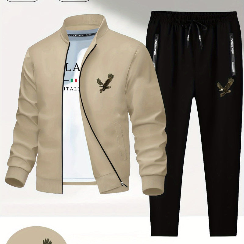 Men's Suit Spring And Autumn Easy Matching, Two-Piece.