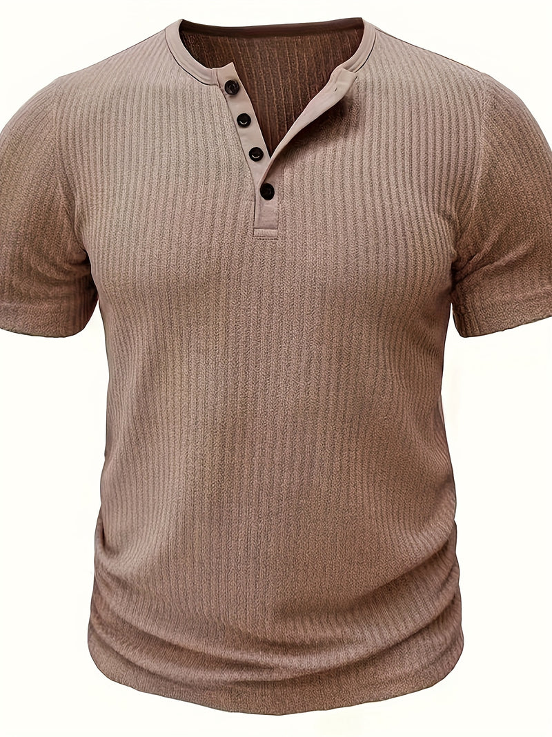 3pcs Men’s Short-Sleeved Fashion Trendy Top.