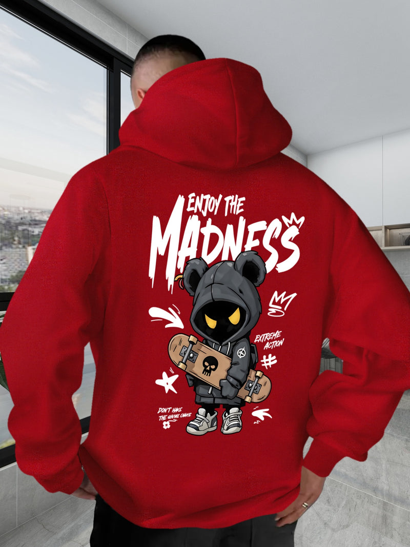 Men's Hooded Sweatshirt.