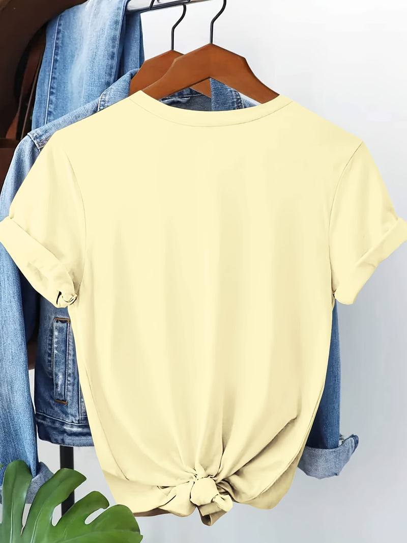 Women’s Casual Short Sleeve T-Shirt.