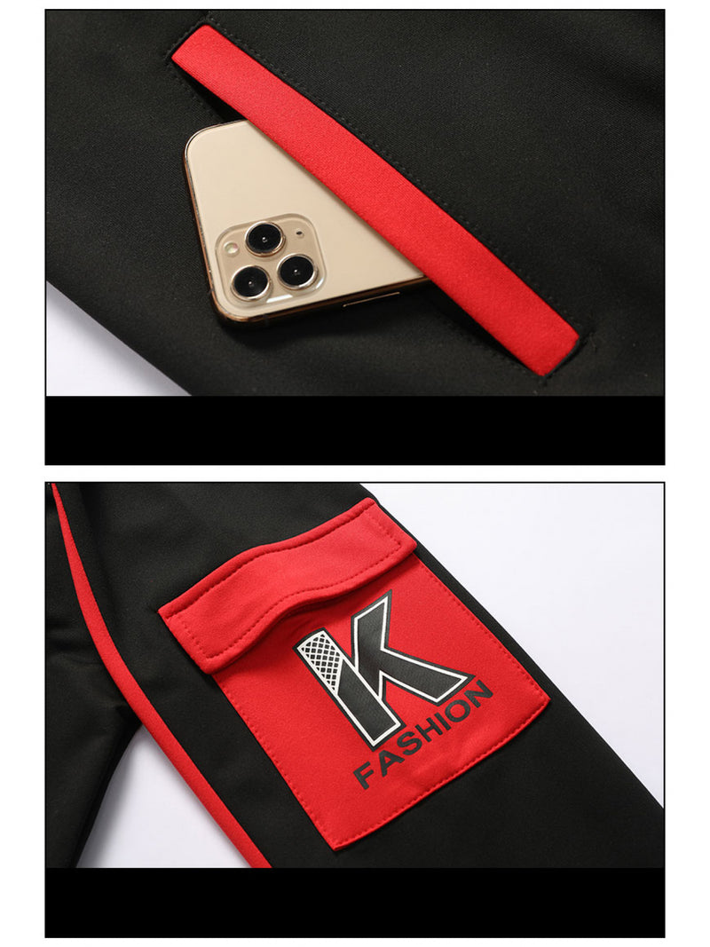 2pcs Set, Men's Sweatshirt Set, 2pcs Hooded Sporty Casual.