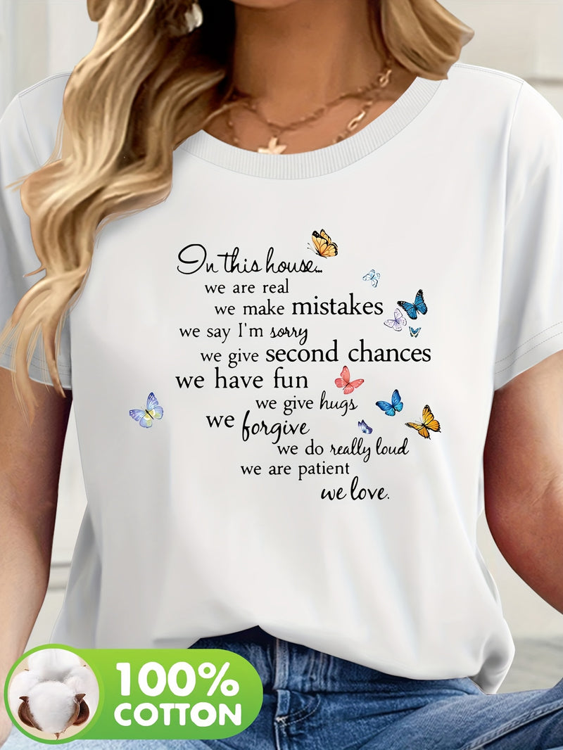 Women’s Casual Short Sleeve T-Shirt.