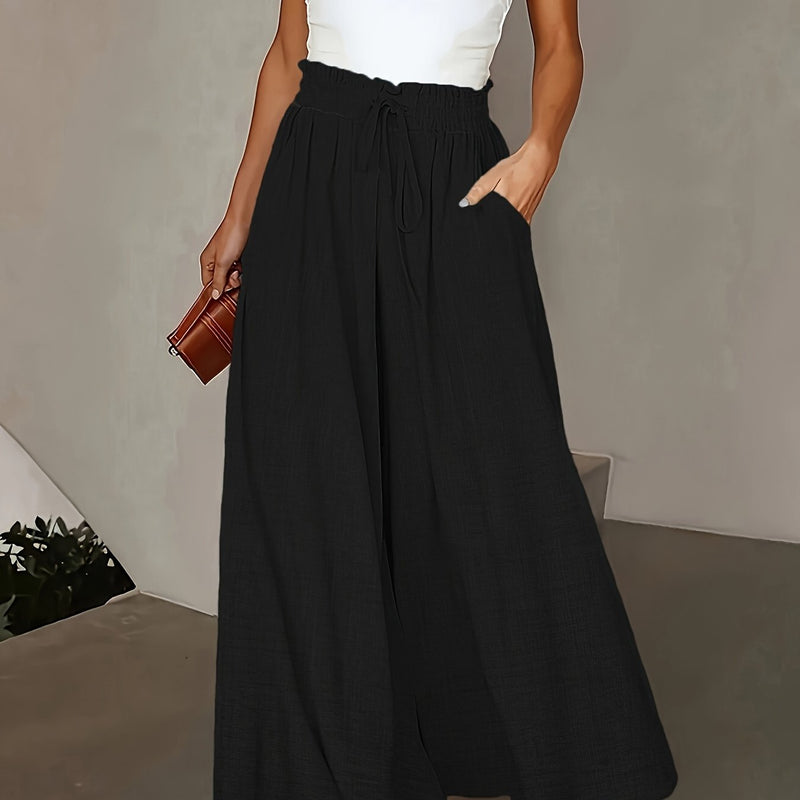 Spring And Autumn Women's Loose Long Pants.