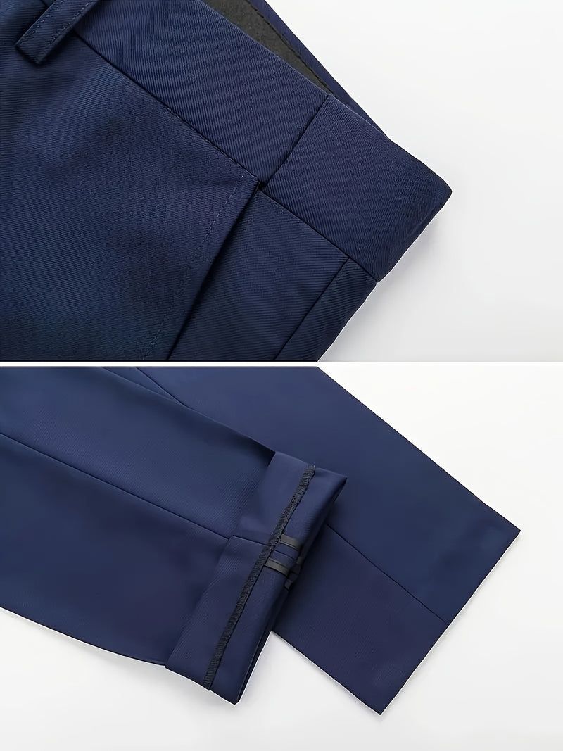 Men'S 2pcs Suit, Including a Blazer And Trousers, Stylish And High-Quality.