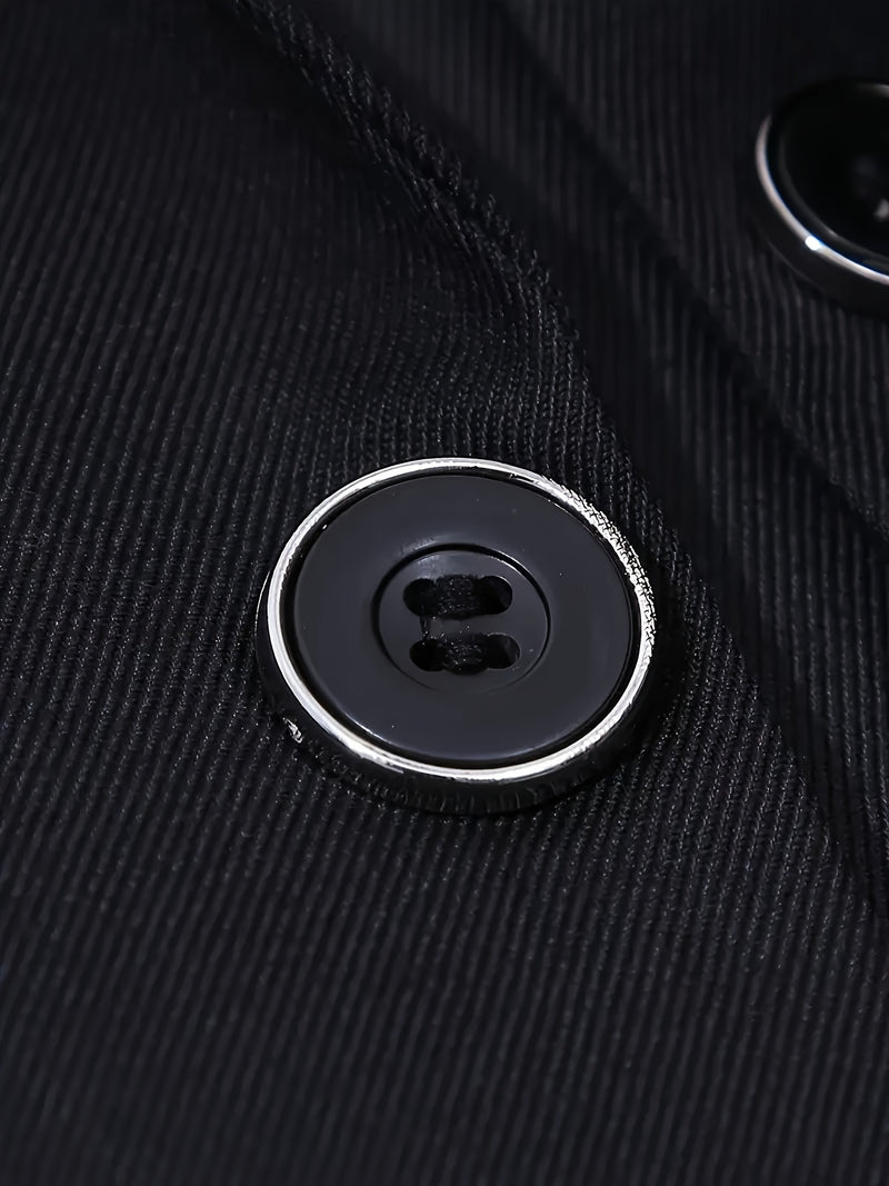 Men'S Suit Set with 2pcs, Including a Blazer And Trousers.