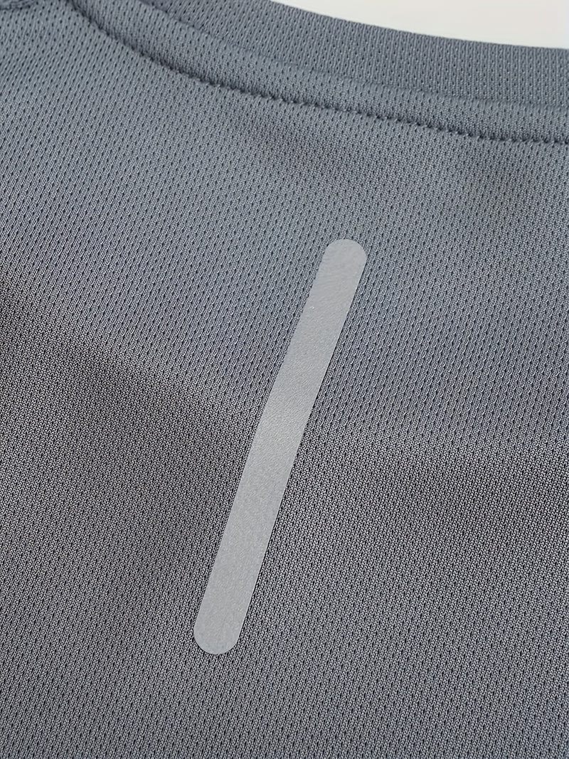 5pcs Men's Quick-Dry Sports T-Shirts.
