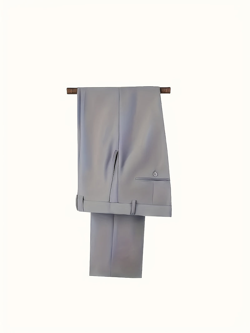 Men's 3pcs Suit Set, Blazer + Vest + Trousers.