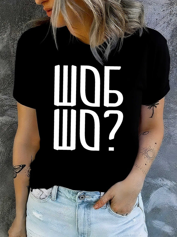 Women's T-shirt Short Sleeves.