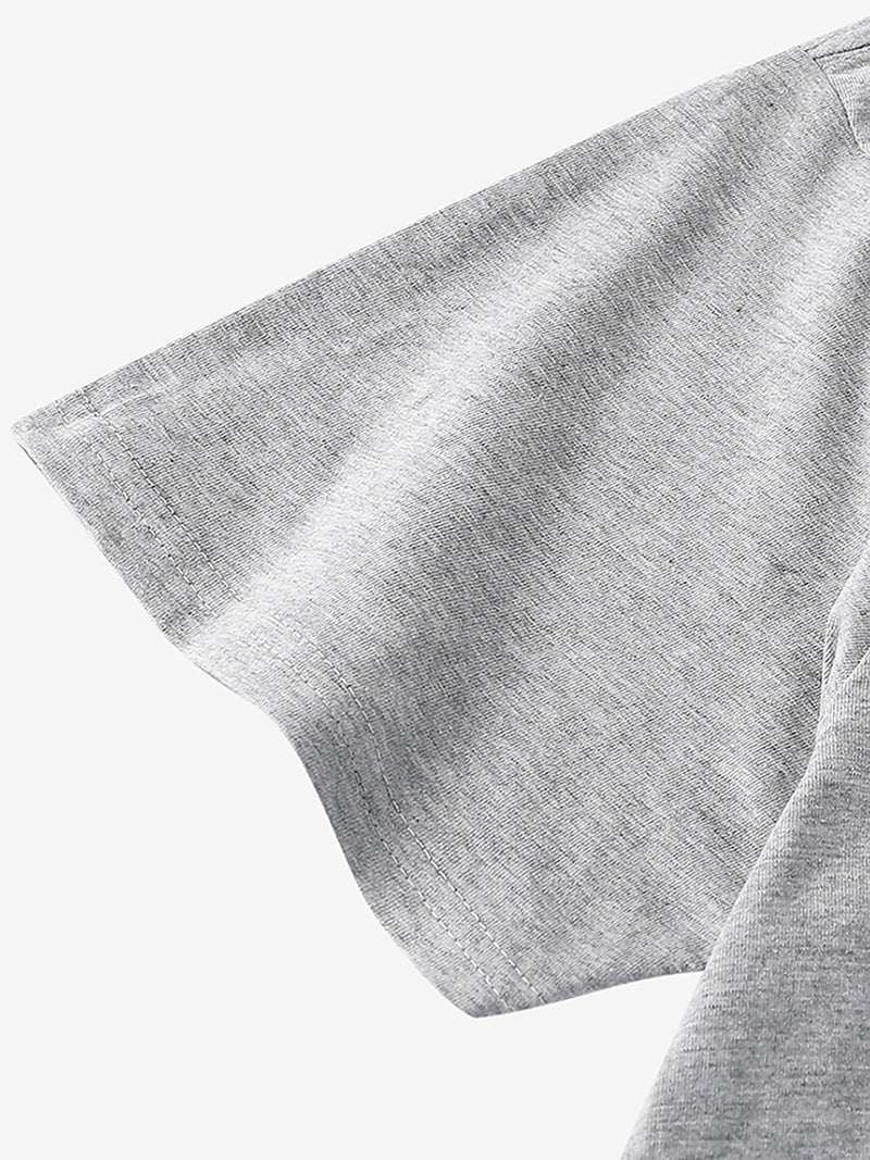 Women’s T-Shirt with Mushroom And Leaf Prints.