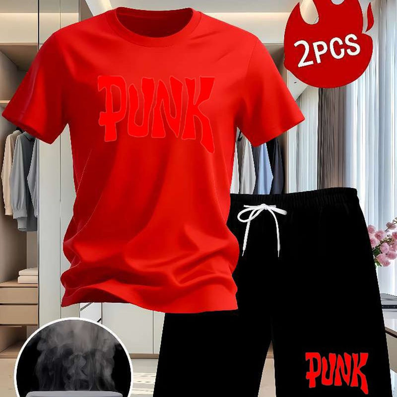 2pcs Summer Outfit for Men/Women, Soft Fabric Material.