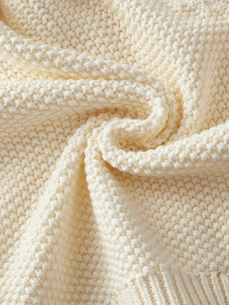 Boys And Girls Toddler Knitted Cardigan Sweater.