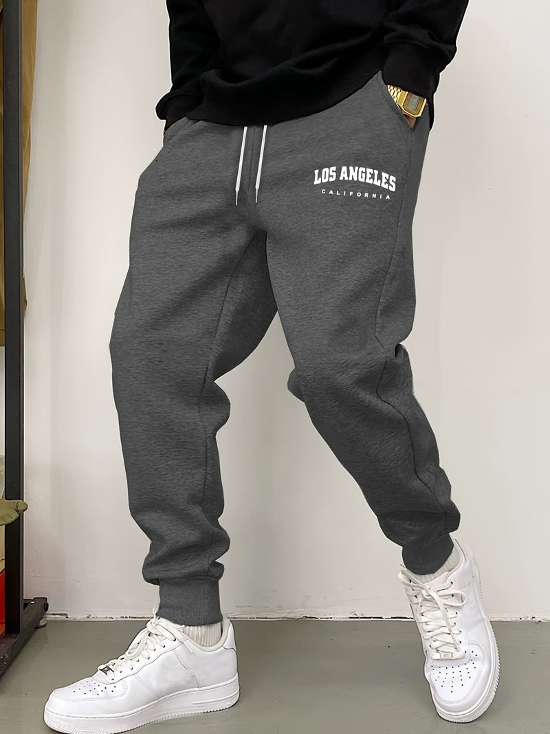 Men's Casual Sweatpants, Comfortable Autumn And Winter Sports Trousers.