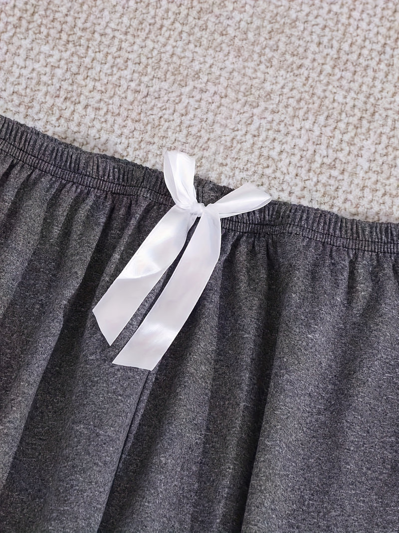 Women's home clothing two-piece set.