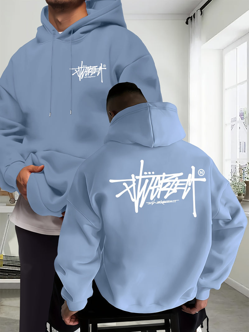 Men's Trendy Autumn-Winter Hooded Sweatshirt.