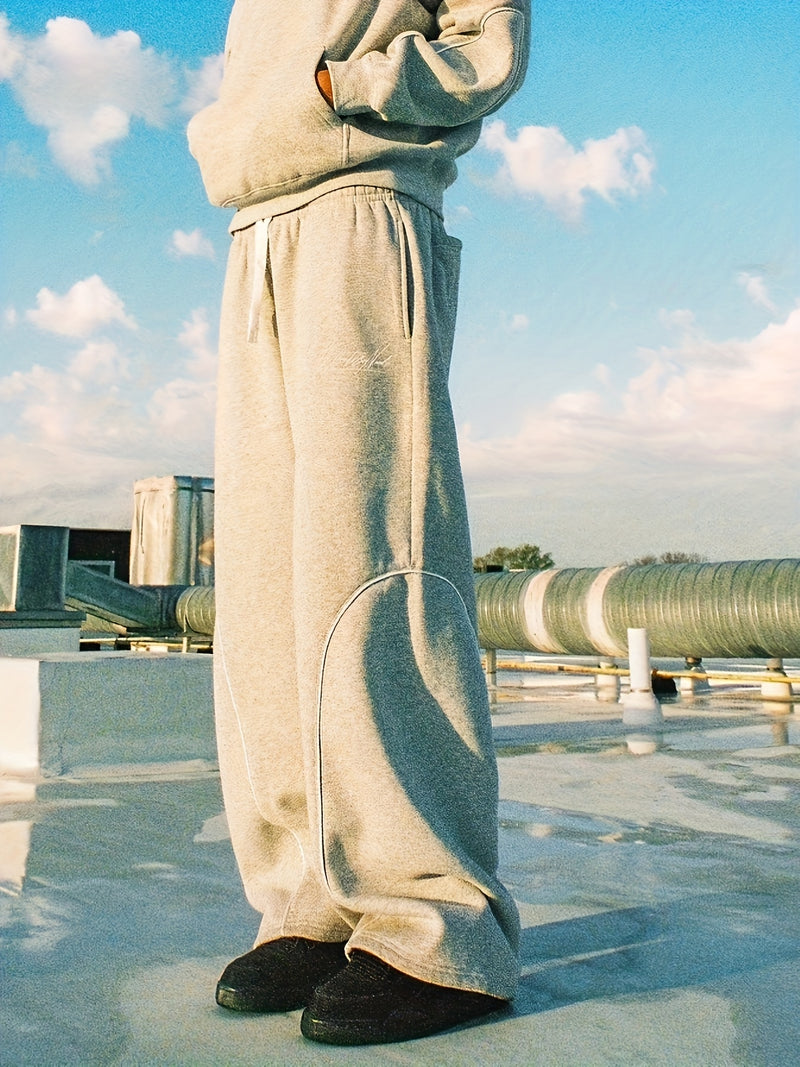 Men's & Women's Y2K Streetwear Oversized Straight-Leg Jeans-Style.