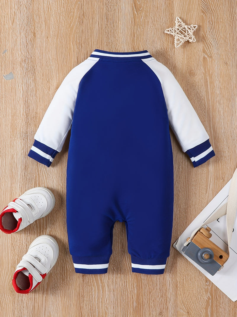 Spring And Autumn Baby Boy BABYBOY  Round Neck.