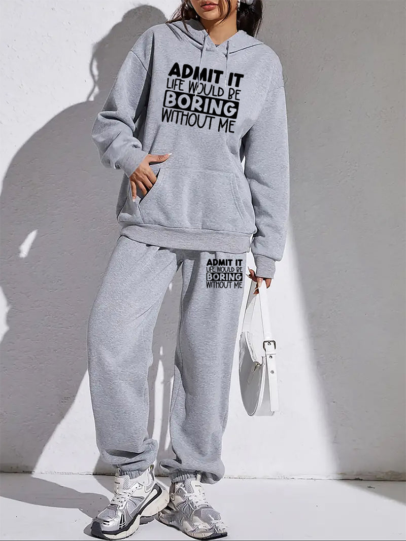 Women's Casual Long-Sleeve Hoodie.
