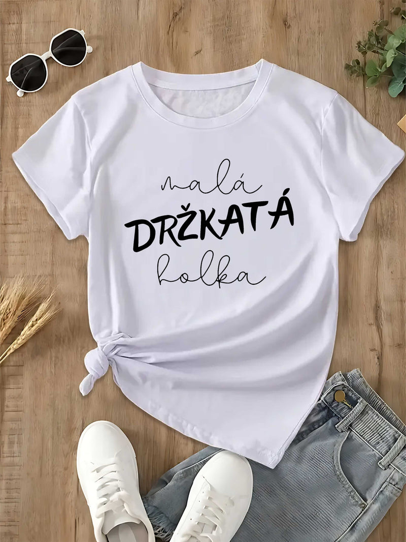 Women's T-Shirt with Short Sleeves.