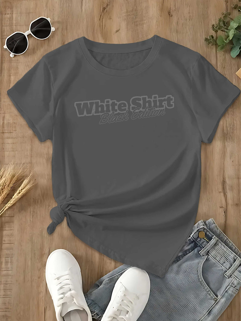 Women's T-Shirt with Short Sleeves.