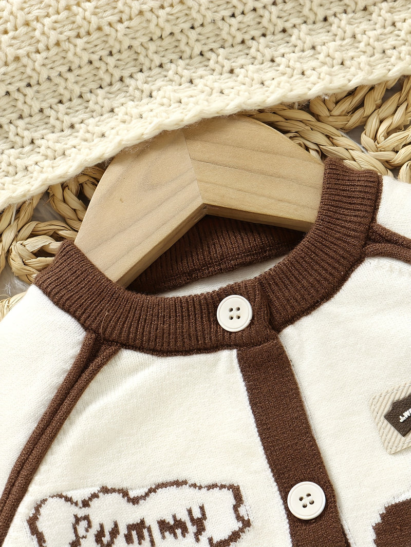 Boys' Stylish and Cute 2pcs Set with Puppy Pattern.