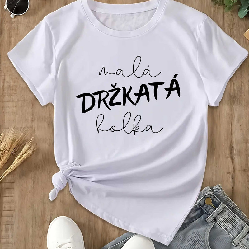 Women's T-Shirt with Short Sleeves.